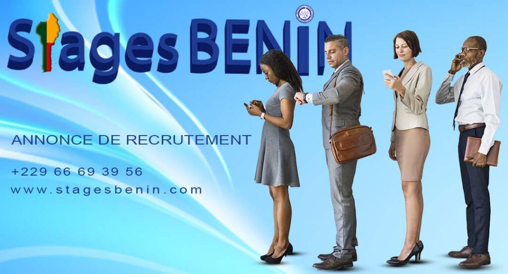 Bannière de recrutement de stage Bénin